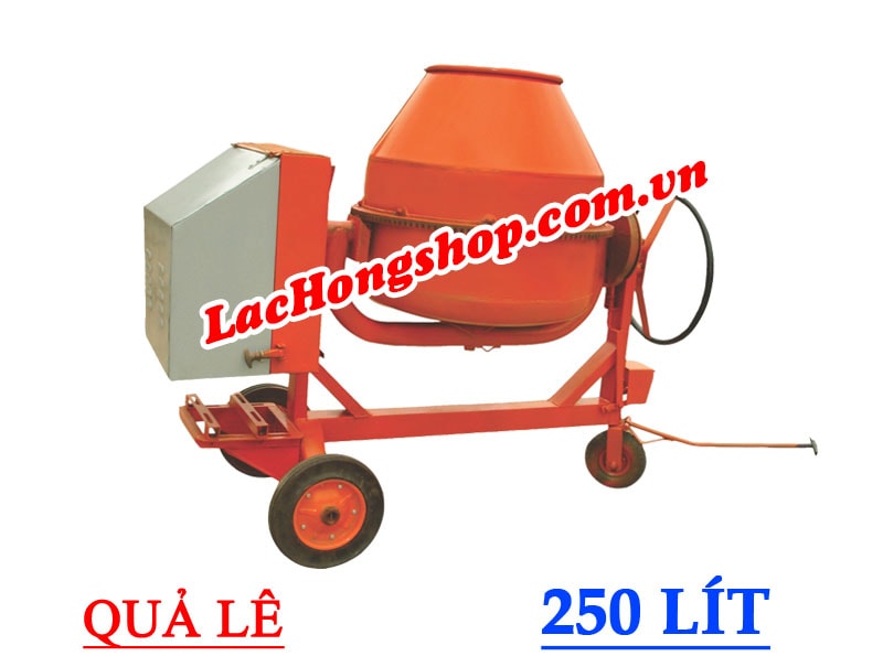 Máy trộn bê tông quả lê 250 lít