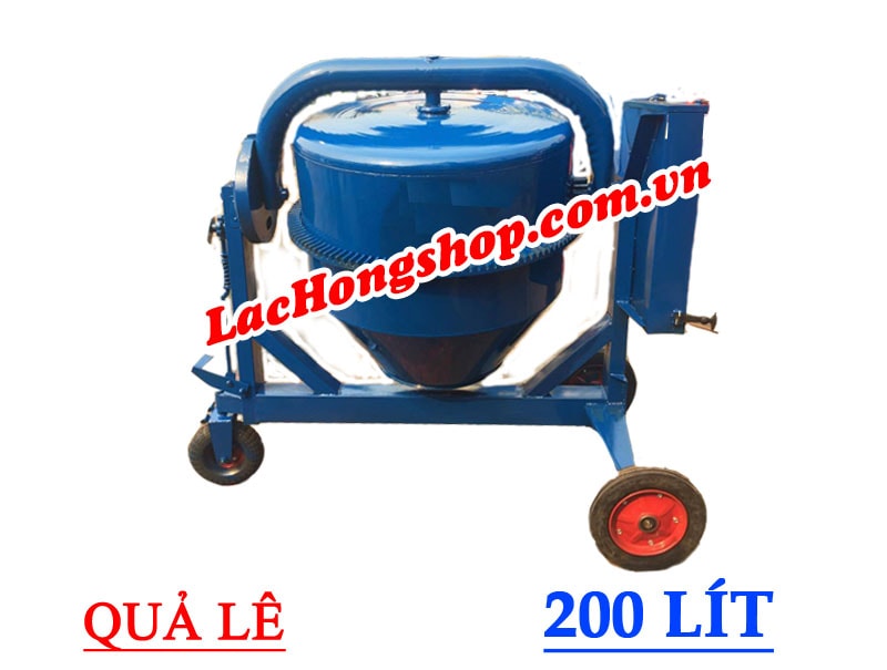 Máy trộn bê tông quả lê 200 lít