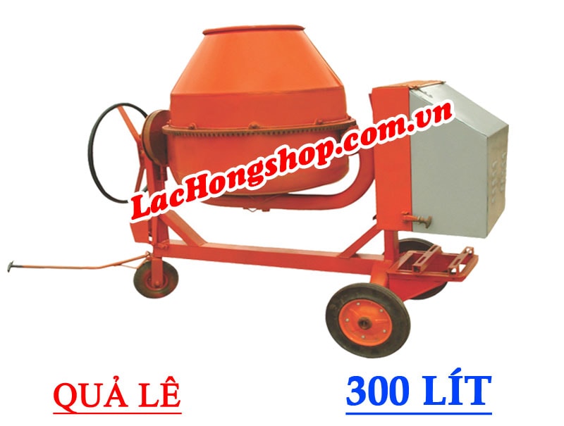 Máy trộn bê tông quả lê 300 lít